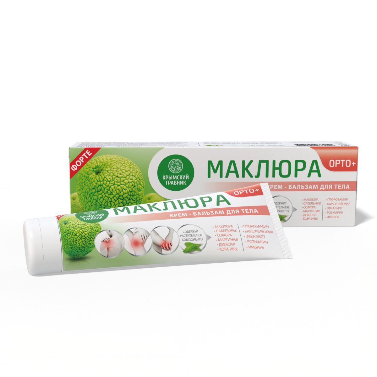 Маклюра ОРТО+ крем-бальзам при болях в суставах и отложении солей — изображение 2