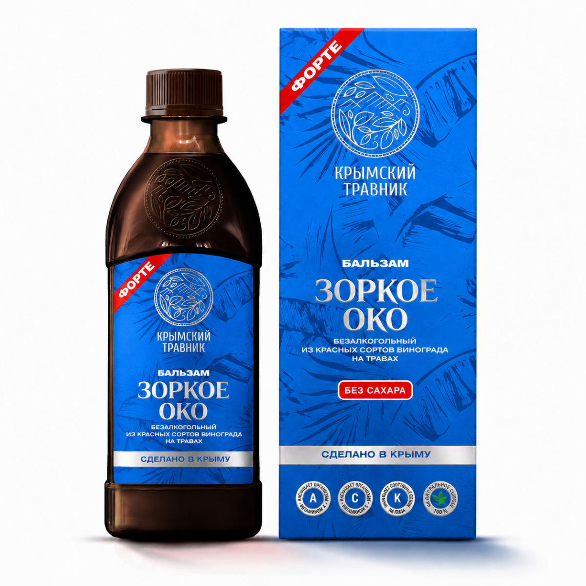 ЗОРКОЕ ОКО Бальзам безалкогольный на травах из красных сортов винограда — изображение 1