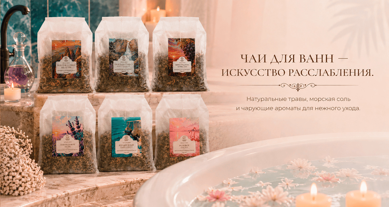 Баннер чай для ванн